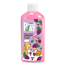 Animal Play Sweet шампунь для собак и кошек репеллентный, с ароматом Виноград и гвоздика - 300 мл
