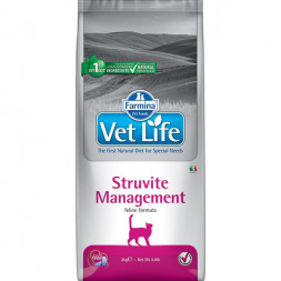 Farmina Vet Life Cat Struvite Management сухой корм для взрослых кошек при рецидивах МКБ струвитного типа - 10 кг