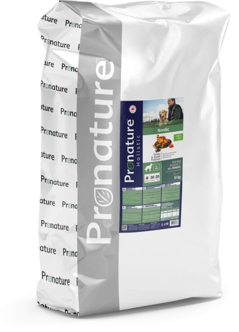 Pronature Holistic Nordico GF сухой беззерновой корм для взрослых собак всех пород с индейкой и уткой - 10 кг