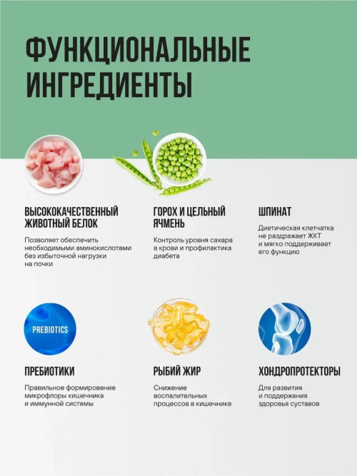 BOWL WOW сухой корм для щенков мелких пород с индейкой, рисом и шпинатом - 2 кг