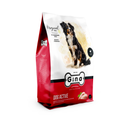 Gina Dog Active сухой корм для взрослых активных собак с курицей - 3 кг