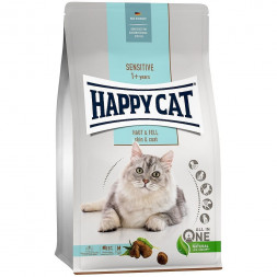 Happy Cat Sensitive Haut &amp; Fell сухой корм для взрослых кошек с чувствительной кожей - 1,3 кг