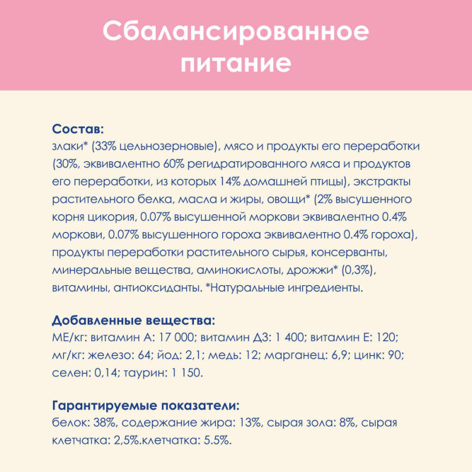 Purina Cat Chow Kitten Chicken сухой корм для котят с домашней птицей - 400 г