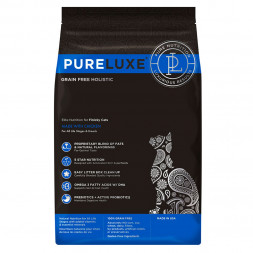 PureLuxe сухой корм для привередливых кошек с курицей - 400 г