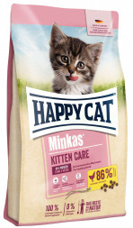Happy Cat Minkas Kitten Care сухой корм для котят с 2 до 6 месяцев с птицей - 1,5 кг