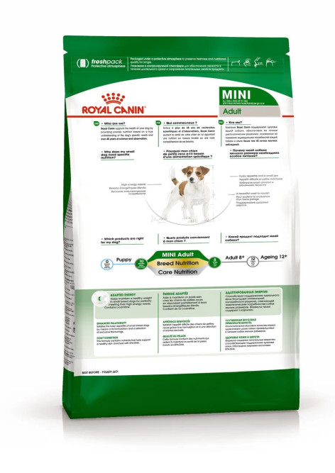 Royal Canin Mini Adult сухой корм для взрослых собак мелких пород - 8 кг
