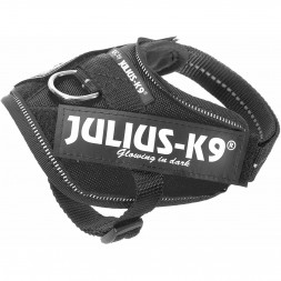 Julius-K9 шлейка для собак IDC-Powerharness 4, 96-138 см/ 70-90 кг, черная