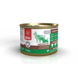 Blitz Hepatic влажный диетический корм для собак при нарушении функции печени, в консервах - 200 г х 12 шт