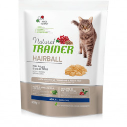 Trainer Natural Cat Hairball Adult сухой корм для взрослых кошек для выведения шерсти из желудка с курицей - 300 г