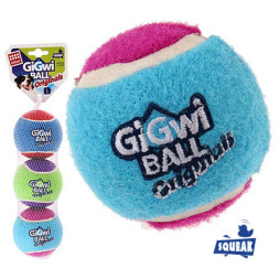 GiGwi BALL Originals игрушка для собак Три мяча с пищалкой, 8 см
