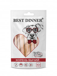 Best Dinner лакомство для собак «Бычий корень» 25 см (250 г)