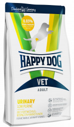 Happy Dog VET Diet Urinary Low Purine сухой корм для взрослых собак, препятствующий образованию оксалатных, уратных и цистоновых камней - 4 кг
