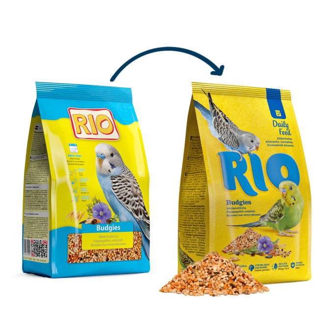 Rio корм для волнистых попугайчиков основной - 1 кг