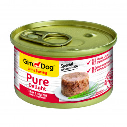 Gimborn GimDog Pure Delight влажный корм для собак из тунца с говядиной - 85 г