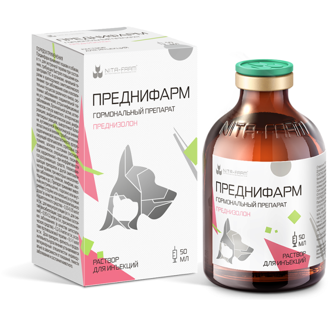 Преднифарм раствор для инъекций - 50 мл