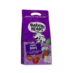 Barking Heads Puppy Days сухой беззерновой корм для щенков с курицей и лососем - 2 кг