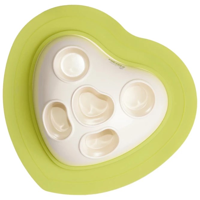 SuperDesign миска силиконовая для медленного поедания, светло-зеленая