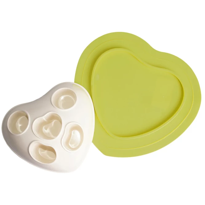 SuperDesign миска силиконовая для медленного поедания, светло-зеленая