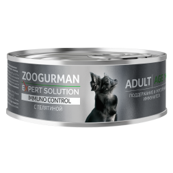 Зоогурман Expert Solution Immuno Control влажный корм для взрослых собак всех пород при ослабленном иммунитете с телятиной, консервы - 100 г х 12 шт