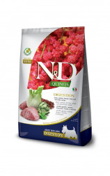 Farmina N&amp;D Quinoa Dog Digestion Mini сухой беззерновой корм для взрослых собак мелких пород для пищеварения с ягненком и киноа - 2,5 кг