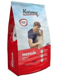 Karmy Medium Adult сухой корм для взрослых собак средних пород с телятиной - 2 кг