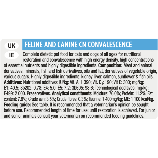 Purina Pro Plan Veterinary Diets CN Convalescence влажный корм для взрослых кошек и собак в период выздоровления - 195 г х 24 шт