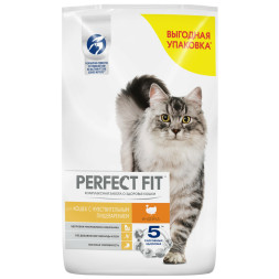 Perfect Fit сухой корм для взрослых кошек с чувствительным пищеварением, с индейкой - 10 кг