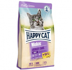 Happy Cat Minkas Urinary Care сухой корм для кошек для профилактики заболеваний мочеполовой системы с птицей - 10 кг