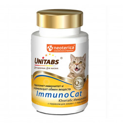 Unitabs ImmunoCat с Q10 для кошек - 120 табл.