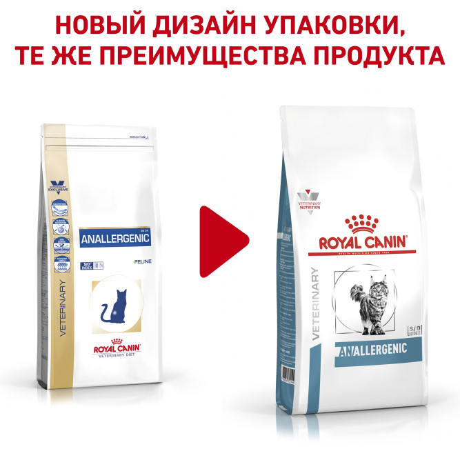 Royal Canin Anallergenic сухой корм для взрослых кошек с аллергической реакцией на корм - 2 кг