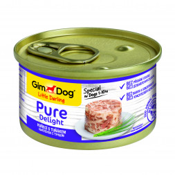 Gimborn GimDog Pure Delight влажный корм для собак из цыпленка с тунцом - 85 г