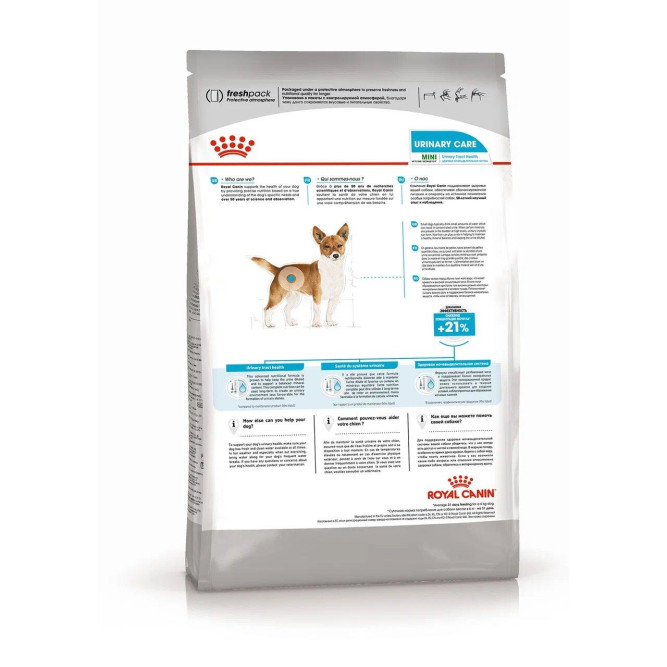 Royal Canin Mini Urinary Care сухой корм для собак мелких пород с чувствительной мочевыделительной системой - 1 кг