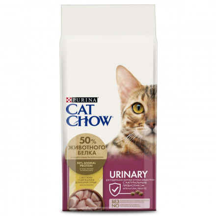 Purina Cat Chow Urinary Tract Health сухой корм для кошек для профилактики мочекаменной болезни - 15 кг