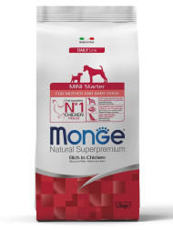 Monge Dog Mini Starter сухой корм для щенков, беременных и кормящих собак мелких пород 1,5 кг