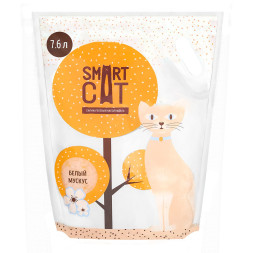 Smart Cat наполнитель силикагелевый с ароматом белого мускуса - 7,6 л (3,32 кг)