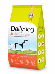 Dailydog Adult Medium And Large Breed Turkey and Rice сухой корм для взрослых собак средних и крупных пород с индейкой и рисом - 12 кг