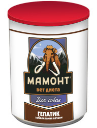 Мамонт VET Diet Hepatic влажный диетический корм для собак при заболеваниях печени, в консервах - 525 г х 6 шт