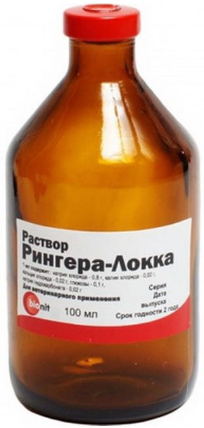Рингера-Локка раствор для инъекций - 100 мл