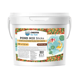 Chester Pond Mix Sticks корм для прудовых рыб в палочках - 1,2 кг