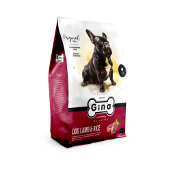 Gina Dog Lamb & Rice сухой гипоаллергенный корм для взрослых собак с ягненком и рисом - 3 кг