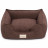 Pet Comfort Alpha Mirandus 19 лежанка для кошек и собак мелких пород, размер S (50х60 см), коричневый