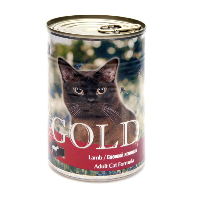 Nero Gold Adult Cat Formula Lamb консервы для взрослых кошек со свежим ягненком - 810 г х 12 шт