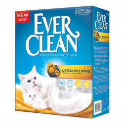 Ever Clean Litter Free Paws наполнитель комкующийся для для длинношерстных кошек и котят - 10 л