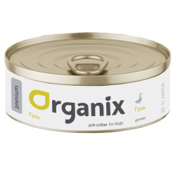 Organix консервы для собак с гусем 99% - 100 г x 24 шт