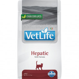 Farmina Vet Life Cat Hepatic сухой корм для взрослых кошек при заболевании печени - 400 г
