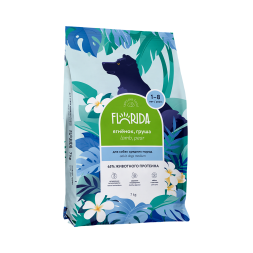 Florida Medium Adult Lamb and Pear сухой корм для взрослых собак средних пород с ягненком и грушей - 7 кг
