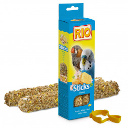 Rio палочки для волнистых попугаев и экзотов с медом 2 шт - 40 г