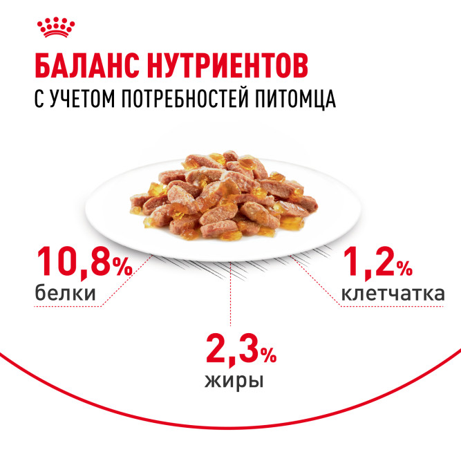 Royal Canin Light Weight Care влажный корм для взрослых кошек, для контроля набора веса, мелкие кусочки в желе, в паучах - 85 г х 28 шт