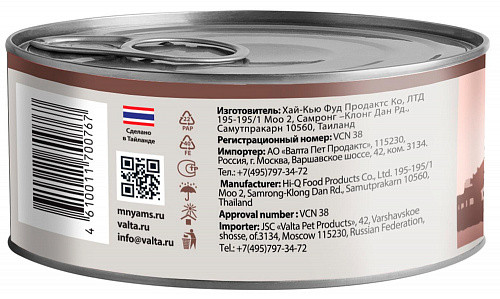 Мнямс Delicatesse влажный дополнительный корм для кошек курица в нежном желе, в консервах - 70 г х 24 шт