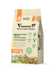 Yummy Linea сухой корм для щенков и юниоров средних и крупных пород с индейкой - 2,5 кг